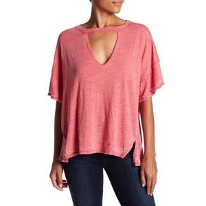Free People Jordan Burnout T-Shirt Size S